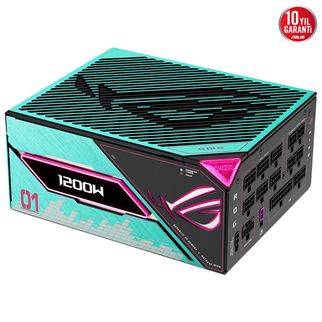 ASUS 1200w 80+ Platinum III ROG THOR 1200P3-MIKU Tam Modüler Power Supply