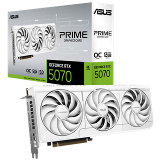 ASUS 12GB PRIME RTX5070-O12G GDDR7 192bit HDMI DP PCIe 5.0 Whıte Edıtıon