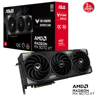 ASUS 16GB TUF GAMING RX9070XT-O16G GDDR6 256bit HDMI DP PCIE 5.0