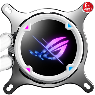 ASUS 240mm ROG STRIX LC II 240 ARGB AM4-1700p Sıvı Soğutmalı İşlemci Fanı Beyaz / 90RC00E2-M0UAY4