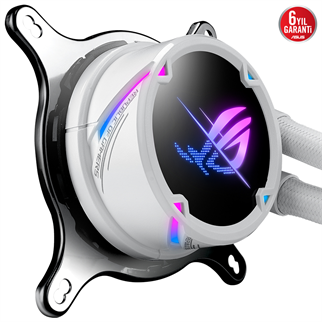 ASUS 240mm ROG STRIX LC II 240 ARGB AM4-1700p Sıvı Soğutmalı İşlemci Fanı Beyaz / 90RC00E2-M0UAY4