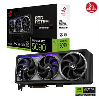 ASUS 32GB ROG ASTRAL RTX5090-O32G-BTF GAMING GDDR7 HDMI-DP PCIE 5.0