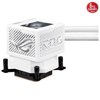 ASUS 360mm ROG RYUJIN III 360 EXTREME WHITE ARGB Sıvı Soğutmalı AM5-1851p İşlemci Fanı Beyaz