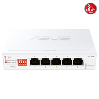 ASUS 5port 2.5GbE Yönetilemez Switch QG-U1050