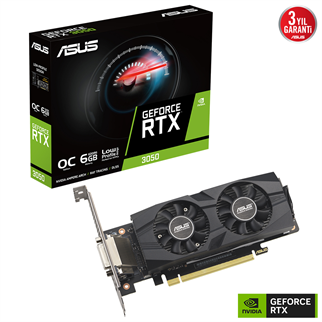 ASUS 6GB RTX3050-O6G-LP BRK GDDR6 96bit HDMI-DP PCIE 4.0