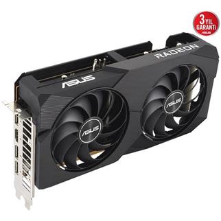 ASUS 8GB DUAL RX7600-O8G GDDR6 128bit HDMI DP PCIe 16X v4.0