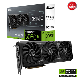 ASUS 8GB PRIME RTX5060TI-O8G GDDR7 128bit HDMI DP PCIe 5.0