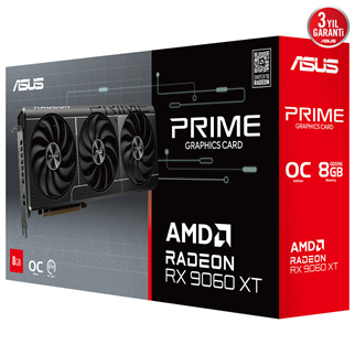 ASUS 8GB PRIME RX9060XT-O8G GDDR6 128bit HDMI-DP PCIE 5.0