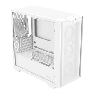 ASUS A21 PLUS GAMING FANSIZ MID-TOWER PC KASASI BEYAZ