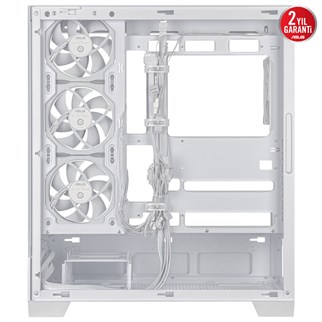 ASUS A31 PLUS TG ARGB WHITE Gaming Mid-Tower PC Kasası Beyaz / 90DC00R3-B19000
