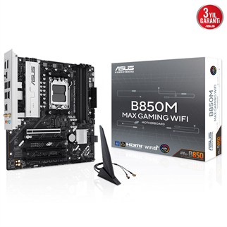 ASUS B850 MAX GAMING WIFI6E DDR5 HDMI-DP PCIE 5.0 AM5 ATX
