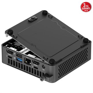 ASUS CORE 3 100U-RAM DİSK YOK-FDOS MINI PC / NUC15 PRO SLIM KIT RNUC15CRKI300002 /90AR00R2-M00050