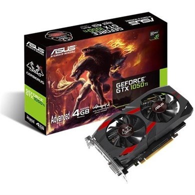 ASUS GeForce GTX 1050 Ti CERBERUS OC 4GB GDDR5 128Bit DX12 Nvidia Ekran Kartı
