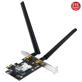 ASUS PCE-AX3000 Dual Band PCIe Kablosuz Adaptör,Bluetooth