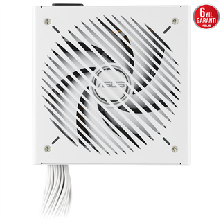 ASUS PRIME 750W BEYAZ (750W, 80+ BRONZ SERTİFİKALI, 135MM FAN,  6 YIL GARANTİ) BEYAZ
