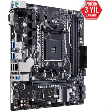 ASUS PRIME A320M-F AM4 AMD A320 DDR4 3200 MHz SATA M2 MATX ANAKART