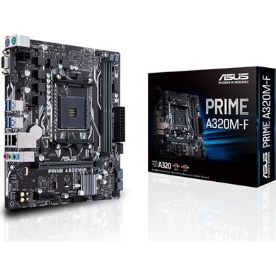 ASUS PRIME A320M-F AM4 AMD A320 DDR4 3200 MHz SATA M2 MATX ANAKART