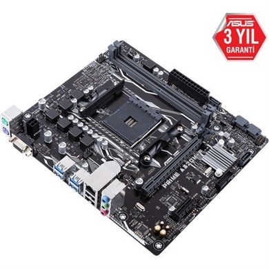 ASUS PRIME A320M-F AM4 AMD A320 DDR4 3200 MHz SATA M2 MATX ANAKART