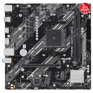 ASUS PRIME A520M-K ARGB, 2xDDR4, 1x M.2, DP, HDMI, AM4 Soket Anakart