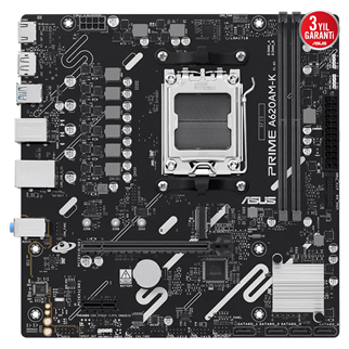 ASUS PRIME A620AM-K, 2xDDR5, 1x M.2, DP, HDMI, AM5 Soket Anakart