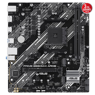 ASUS PRIME B550M-K ARGB, 2xDDR4, 2x M.2, DP, HDMI, AM4 Soket Anakart