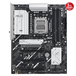 ASUS PRIME B840-PLUS WIFI, 4xDDR5, 3x M.2, HDMI, DP, Type-C, WI-FI 6E, Bluetooth 5.3, AM5 Soket GAMING Anakart