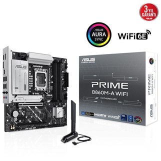 ASUS PRIME B860M-A WIFI6E DDR5 HDMI DP PCIE 5.0 1851p mATX