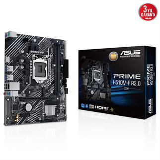 ASUS PRIME H510M-F R3.0 CSM DDR4 HDMI PCIE 3.0 1200p v2
