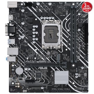 ASUS PRIME H610M-D D4 2xDDR4 VGA/HDMI 1xM.2 1xGLAN 1700P ANAKART