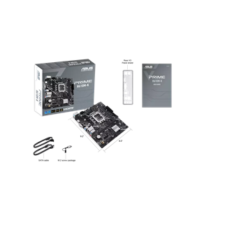 ASUS PRIME H610M-K, 2xDDR5, M.2, D-SUB, HDMI, 12-13.14.Nesil, LGA1700 Soket, Anakart