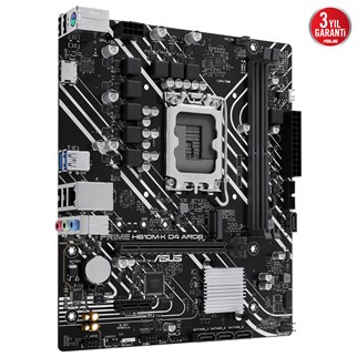 ASUS PRIME H610M-K D4 ARGB 2xDDR4 VGA/HDMI 1xM.2 1xGLAN 1700P ANAKART