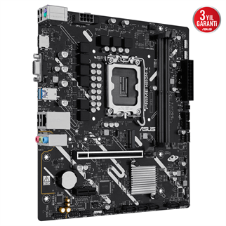 ASUS PRIME H810M-K, 2xDDR5, M.2, HDMI, D-SUB, LGA1851 Soket, ATX Anakart