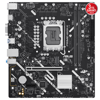 ASUS PRIME H810M-K, 2xDDR5, M.2, HDMI, D-SUB, LGA1851 Soket, ATX Anakart