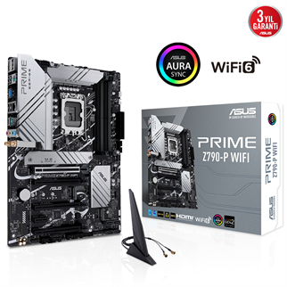 ASUS PRIME Z790-P WiFİ 7200Mhz(OC) DDR5 M.2 ATX 1700p
