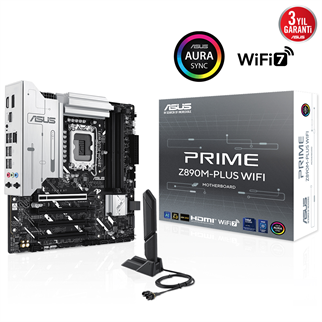 ASUS PRIME Z890M-PLUS WIFI6 DDR5 HDMI-DP TYPEC PCIE 5.0 1851p mATX