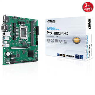 ASUS PRO H810M-C CSM DDR5 HDMI DP PCIE 4.0 1851p mATX