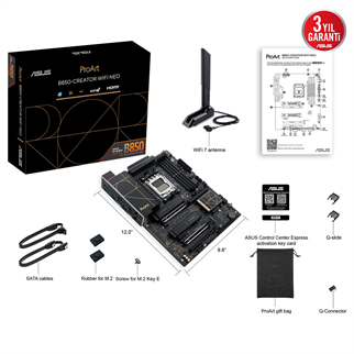 ASUS PROART B850-CREATOR WIFI NEO DDR5 HDMI DP PCI 5.0 AM5 ATX
