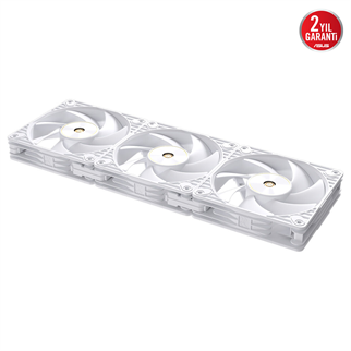 ASUS ProArt PF120 Beyaz 120mm PWM Kasa/Radyatör Fanı (3lü Paket + Kontrolcü) / 90DA00M3-B09020