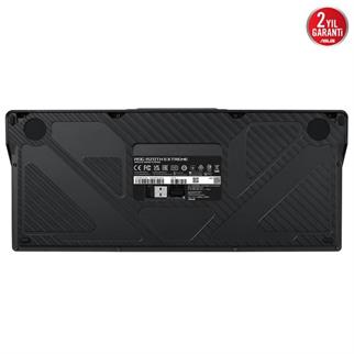 ASUS ROG AZOTH EXTREME NX SNOW KABLOSUZ ALÜMİNYUM KARBON FİBER ŞASE RGB GAMING KLAVYE