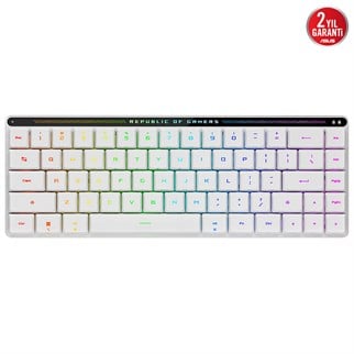 ASUS ROG FALCHION RX WL LP RD TR BEYAZ KLAVYE