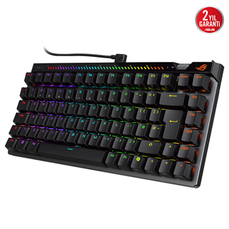 ASUS ROG Falchion Ace HFX 75% Rapid Trigger Manyetik Anahtarlı RGB İngilizce Q Kablolu Oyuncu Klavyesi