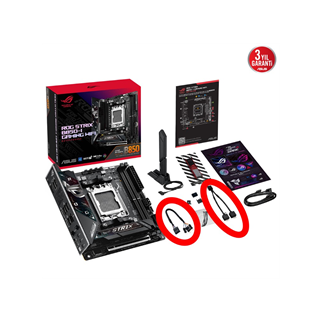 ASUS ROG STRIX B850-E GAMING WIFI, 4xDDR5, 5x M2, HDMI, DP, 2xType-C, Wi-Fi 7, Bluetooth v5.4, AM5 Soket GAMING Anakart