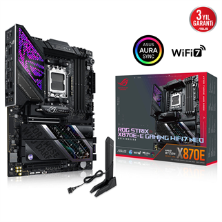 ASUS ROG STRIX X870E-E GAMING WIFI7 NEO DDR5 HDMI PCIE 5.0 AM5 ATX Anakart