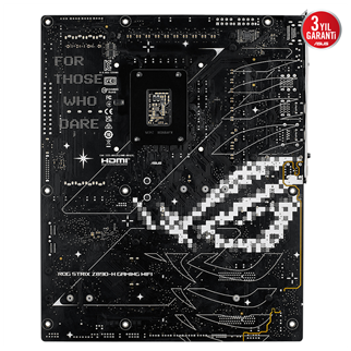 ASUS ROG STRIX Z890-H GAMING WIFI, 9066MHz, 4xDDR5, 4x M.2, HDMI, DP, Type-C, Wi-Fi 7, Bluetooth 5.4, Intel Core Ultra CPU(Seri 2), LGA1851 Soket, Gaming Anakart