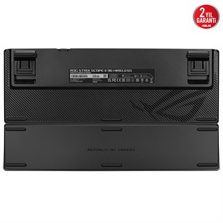 ASUS ROG Strix Scope II 96 Wireless NX Snow White - 96% RGB Mekanik Gaming Klavye - Tri-Mode 2.4GHz/BT/USB