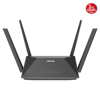 ASUS RT-AX52 Pro, AX3000, 3 Port, 3000Mbps,  Dual Band, WİFİ 6, AiMesh, Extendable Router