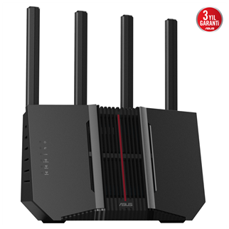 ASUS RT-BE92, BE9700, 4 Port, 9700Mbps, Tri Band, 6GHz WİFİ 7, AiMesh, Gigabit Extendable Router