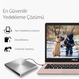 ASUS SDRW-08U5S-U Ultra İnce Taşınabilir Harici DVD/CD Yazıcı ve Okuyucu