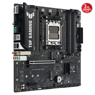 ASUS TUF GAMING A620AM-PLUS WIFI, 4xDDR5, 2x M.2, HDMI, 2xDP, Wi-Fi 6, Bluetooth v5.3, AM5 Soket GAMING Anakart