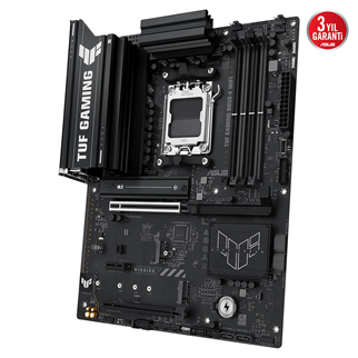 ASUS TUF GAMING B850-E WIFI, 4xDDR5, 3x M.2, HDMI, DP, Type-C, Wi-Fi 6E, Bluetooth v5.3, AM5 Soket GAMING Anakart
